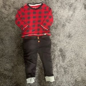 Burt bee baby set pant shirt